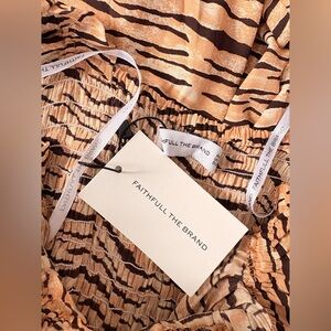 Faithfull the Brand Saint Tropez Midi Dress – Wyldie Animal Print (NWT)